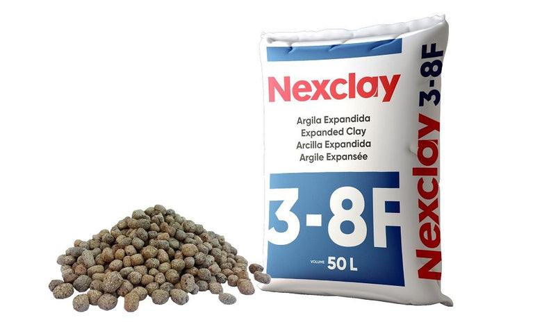 Argila expandida Nexclay 3-8F (6,3 a 12,5mm)
