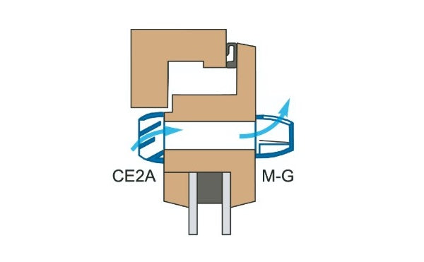 Grelha de ventilação M-G 15 + CE2A