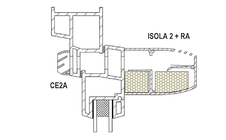 Grelha de ventilação ISOLA2 30 + CE2A