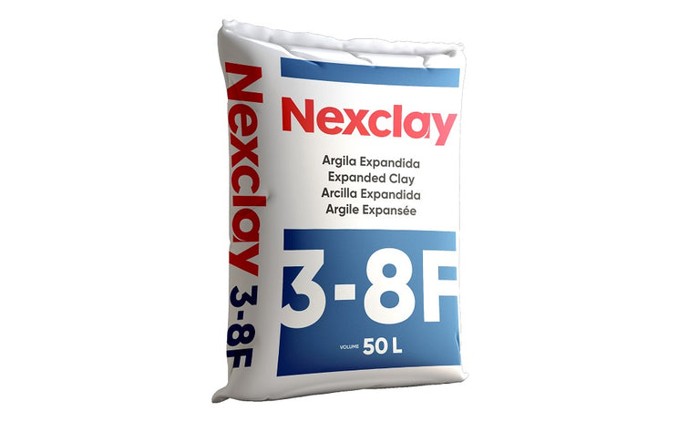 Argila expandida Nexclay 3-8F (6,3 a 12,5mm)